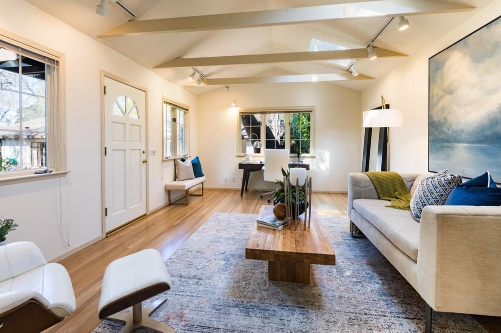 Living room facing front.